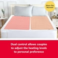 thumbnail image 3 of Heated Mattress Pad- Fast Heating 5 Heat Settings and 10 Hours Auto-Off Quilted Electric Mattress Pad with Overheating Protection, White, Twin/Queen/King Size, 3 of 9