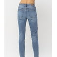 thumbnail image 6 of JUDY BLUE HIGH WAIST CROSSED OVER WAISTBAND RELAXED JEANS, 6 of 6