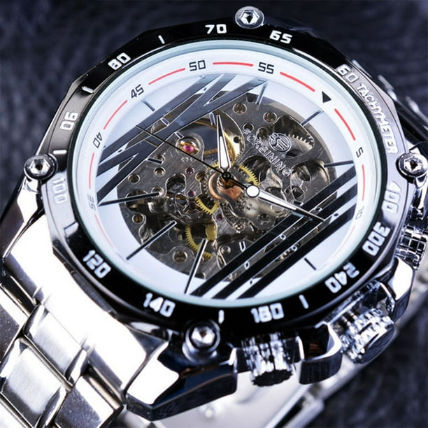 Transparent dial deals wrist watch