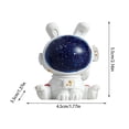 thumbnail image 2 of Desktop Ornament Cute Rabbit Astronaut for Home Desk Car Small Desktop Ornament Craft, 2 of 3