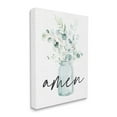 thumbnail image 3 of Stupell Industries Amen Religious Calligraphy Eucalyptus Botanicals Country Jar Graphic Art Gallery Wrapped Canvas Print Wall Art, Design by Lettered and Lined, 3 of 5