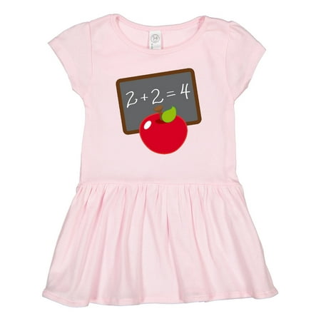

Inktastic Chalkboard and Apple School Gift Toddler Girl Dress