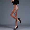 thumbnail image 2 of Wyobmus Women's Leopard Print Leggings High Waist Legging Pants Tummy Control Mesh Skinny Y2K Leggings A-Multicolor, 2 of 3