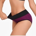 thumbnail image 5 of Iyufng Women's Plus Size Brief High Waist Tummy Control Panties, 5 of 8