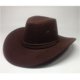 thumbnail image 2 of Sombrero de vaquero americano del oeste, sombrero de gamuza para exteriores, sombrero para montar a caballo para hombre, sombrero de vaquero de ala grande, 2 of 6