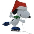 thumbnail image 2 of 32" Peanuts 2D LED Lights Pre-Lit Yard Art Décor Skating Snoopy, 2 of 5