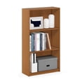 thumbnail image 4 of Librería Furinno Basic con 3 niveles, estantes de almacenamiento, color cereza claro, 4 of 5