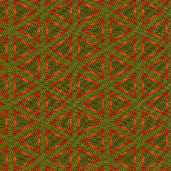 Ahgly Company Indoor Square Patterned Olive Green Area Rugs, 8' Square