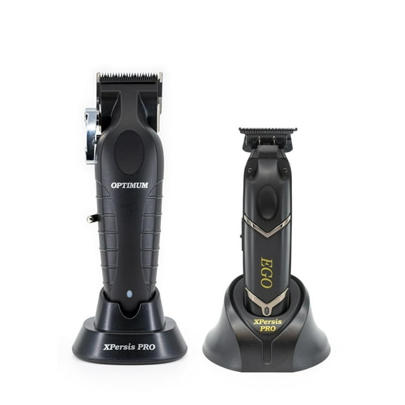 XPERSIS PRO Optimum Ergonomic Hair Clippers for Mens,Barbers Cordless Hair Clippers   Cordless Hair Trimmers Ego with Charging Stand for Barbers and Professionals Brushless and DLC Blade C80