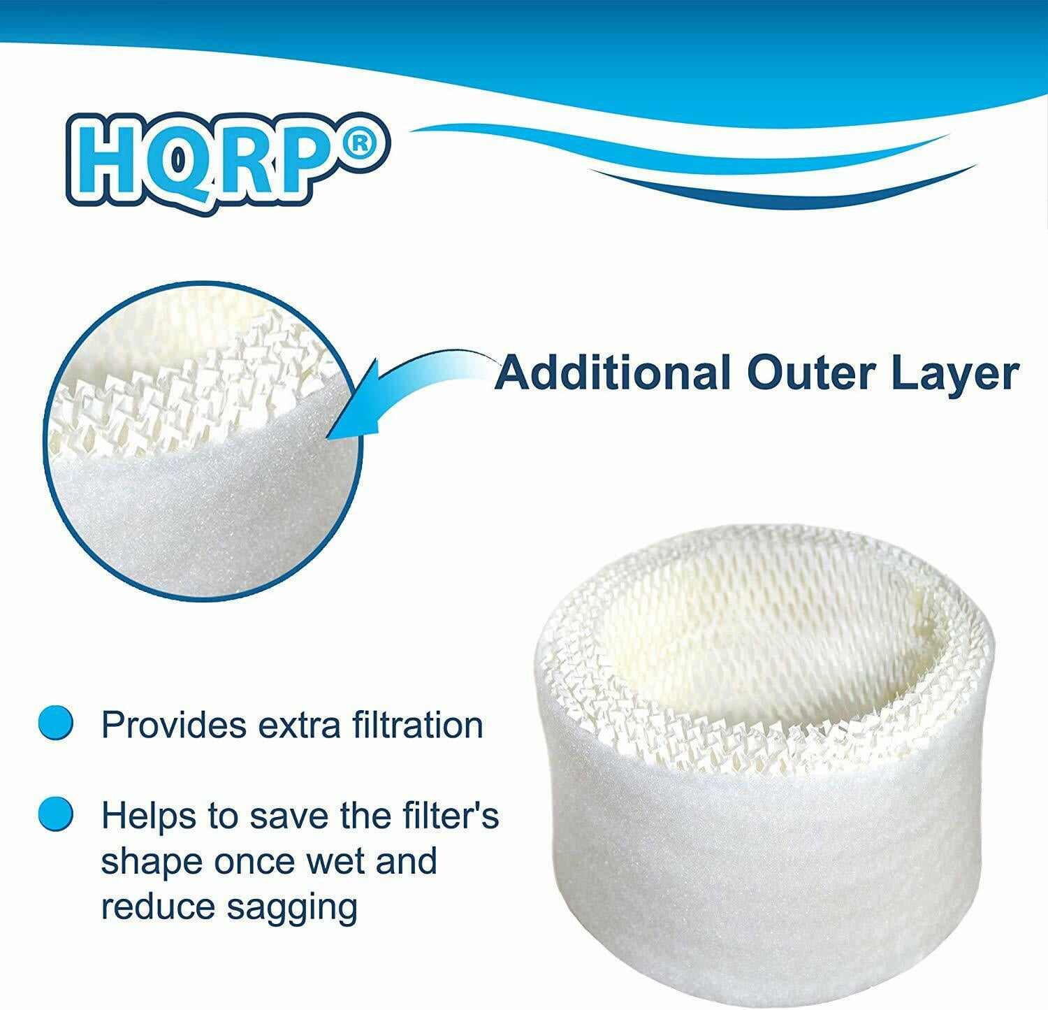 Wicking Humidifier Filter fits Honeywell HCM-600 HCM-630 HCM-645 HCM-650 HCM710 