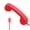 Red, variant on Retro Phone Handset, Type C Plug and Play, Ergonomic Grip with Built-in Speaker for Clear Calls, Perfect for Mobile Phones and Video Chat