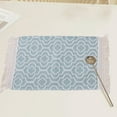 thumbnail image 5 of Iumwxz Placemats Napkins New Thick Cotton and Linen with Tassel Placemats Insulated Placemats Beautiful and Practical Table Insulation Mat Christmas Gifts home decor christmas clearance indoor, 5 of 5