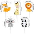 thumbnail image 2 of De Adornos Para Pasteles De Animales, Adornos Para Pasteles De Animales De La Selva Para Fiestas De Graduación Y Festivales 5 Piezas Vogacara HA038023-00, 2 of 6