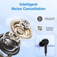 thumbnail image 4 of USB C Headphones Wired Compatible for iPhone 17 16 15, Type C Wired Earphones Ergonomic In-Ear Stereo Headphones Earbuds with Mic&Remote Control Noise Cancelling Compatible for Samsung Android, Black, 4 of 7