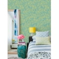 thumbnail image 2 of Tropical Palm Leaves Solid Peel and Stick Wallpaper, 2 of 3