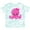 Tie Dye Green, variant on Inktastic Cute Octopus, Little Octopus, Baby Octopus, Hearts Girls Toddler T-Shirt