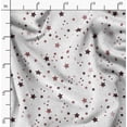 thumbnail image 2 of Soimoi Brown Cotton Poplin Fabric Stars Star Print Fabric by Yard 56 Inch Wide, 2 of 6