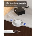 thumbnail image 3 of Luces LED empotradas Sunco Lighting de 4 pulgadas, 650 lm, 10 W, regulables, 3 of 7