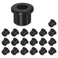 thumbnail image 1 of Uxcell Paquete de 20 Grommets de Silicona de 1/2 Pulgada para Perforar, ID de 5/16 Pulgada para Cableado, Tapones de Agujero, Escritorio, Tubería de Agua, Hidropónico, Irrigación [Negro], 1 of 1