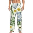 thumbnail image 2 of Lsque Vintage Utensils Print Men's Pajama Pants, Lounge Pant - Comfortable Home Wear,Elastic Waistband, Stylish Design-Large, 2 of 9