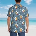 thumbnail image 6 of Daiia Surf Shark Hawaiian Shirt for Men Gentle Cotton Regular Short Sleeve Casual-3X-Large, 6 of 9