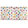 thumbnail image 7 of Yayeee Kitchen Curtains Tier Set of 2 Light Filtering 57"x24" Over Sink Window Panels, Polka Dot, 7 of 7