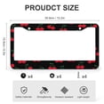 thumbnail image 3 of Cherries License Plate Frame - 2 Pack License Plate Frames Holder Covers, Car Decorative Tag Frames For Standard Us Canada License Plate Holder 2 Holes 12X6 Inch, 3 of 5