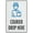 Warning Sign 2, variant on Disabled Access Sign 8"x12" Metal Aluminum Rust Free, Pre-Drilled Holes Weather Resistant, Disabled Access Marker