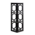 thumbnail image 1 of 3 Tier Corner Bookcase, Black - 12 x 12 x 38.5 in., 1 of 1