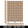 thumbnail image 2 of Number 5 Five Cute Typewriter Font 200+ Round Stickers - Brown - Matte Finish - 0.50" Size, 2 of 3