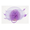 thumbnail image 5 of Mifelio Fascinators Hats for Women Tea Party Fascinator Ken/tuckys Derbys Hat Fascinator Pillbox Hat Headband for Cocktail Hair Accessories for Women Purple, 5 of 8