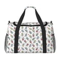 thumbnail image 1 of Fotbe Milk Tea2 Bolsa de Viaje con Estampado, Bolsa de Fin de Semana para Mujer con Compartimento para Zapatos, Bolsa de Gimnasio con Bolsillo Húmedo, 1 of 7