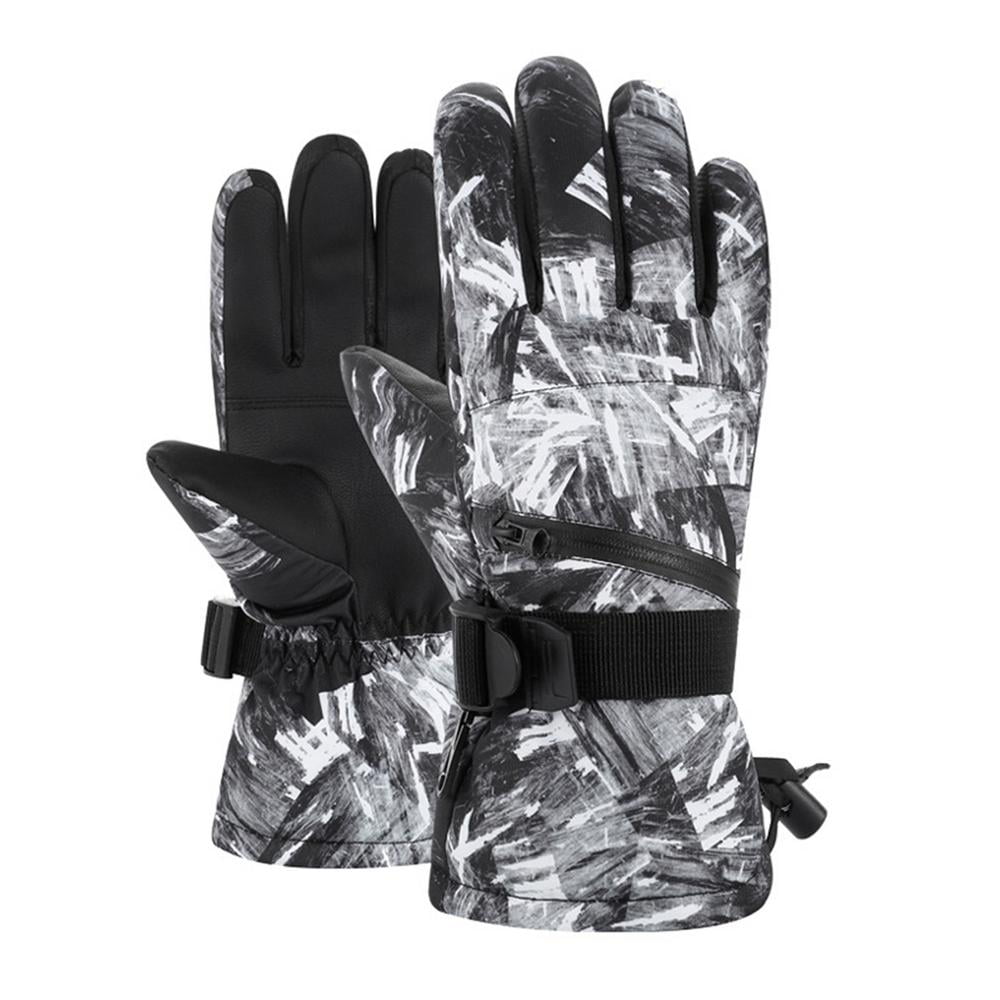 Men Women Warm Winter Gloves Waterproof Thermal Mitten Snow Ski For Cold Weather 