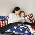 thumbnail image 4 of jejeloiu American Flag 7 Pieces Bedding Comforter Set,Rustic Mallard Duck Full Bedding Set,Fishing And Hunting Fitted Sheet Flat Sheet For Adults,Super Cozy Room Decor Reversible, 4 of 8