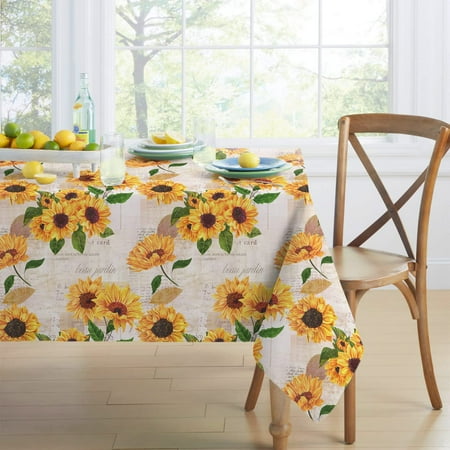 

G-DAKE Tablecloth for Rectangle Tables Rustic Floral Table Covers Vintage Farmhouse Waterproof Spill Proof Durable Table Cloth for Home Dining Kitchen Outdoor