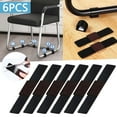 Finger Cots 6PCS Chair Foot Pad With Hook And Loop Fasteners Wraparound