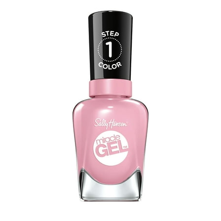 Sally Hansen Miracle Gel Nail Color, Pinky Promise, 0.5 oz, At Home Gel Nail Polish, Gel Nail Polish, No UV Lamp Needed, Long Lasting, Chip Resistant