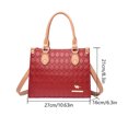 thumbnail image 4 of Lattice Mother Crossbody Bag Moda Casual Bolsos Damas Bolsas de viaje (Rojo), 4 of 4