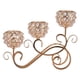 thumbnail image 4 of Candelabro de cristal dorado Sunnimix Candelabros de cristal, 4 of 8
