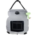 thumbnail image 1 of Sac de Douche Solaire 5 Gallons/20L Sac de Douche Chauffant en PVC Pliable avec Pommeau de Douche Réglable Sac de Rangement Adapté pour Camping Extérieur Randonnée Plage Natation, 1 of 8