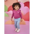 thumbnail image 2 of Garanimals Baby Girl Paper Bag Waist Jogger Jeans, Sizes 0M-24M, 2 of 4