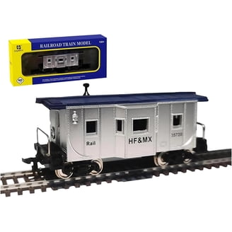 FAO Schwarz 30-Piece Motorized Train Set for Kids with Light