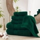 thumbnail image 5 of Juego de toallas de baño COZYART, algodón turco verde oscuro, 650 g/m², 6 unidades, 5 of 7