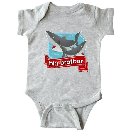 

Inktastic Big Brother Shark Gift Baby Boy Bodysuit