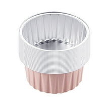 Clearance! FNGZ Bakeware, Kitchen Fork, Reusable Round Aluminum Foil Tin Cup 20Pc Pink B, 20Pcs Reusable Round Aluminum Foil Tin Cups Aluminum Foil for Air Fryer, 20Pc Aluminum Foil Tin Cup