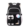 thumbnail image 4 of Style Backpack With Construction And Ribbon Bow Decoration for Students Everyday Commute And Travel—Elegant Yet Practical Daypack, 4 of 4