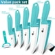 thumbnail image 4 of Myvit Ceramic Knives Set, Knives de Cocina de Cerámica de 6 Piezas con Tapas, Cuchillo de chef de 6", Cuchillo de Pan Dentado de 6", Cuchillo Paring de Frutas de 5",4",3" y Pelador, 4 of 6