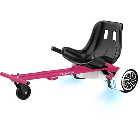 Hover-1 Accessoire Buggy / Compatible avec Tous les Hoverboards Électriques 6.5 Pouces & 8 Pouces, Contrôle de Roue Arrière à Main, Cadre et Sangles Réglables, Assemblage et Installation Faciles