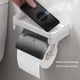 thumbnail image 4 of Naiovety Soporte de rollo Soporte de pared Toalla de baño Servilletero Estante del teléfono Estante sin perforaciones Accesorio autoadhesivo Juegos de accesorios de baño, 4 of 6