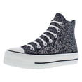 thumbnail image 5 of Converse Chuck Taylor All Star Lift High Womens Shoes Size 9.5, Color: Into The Void/Egret/Black, 5 of 5